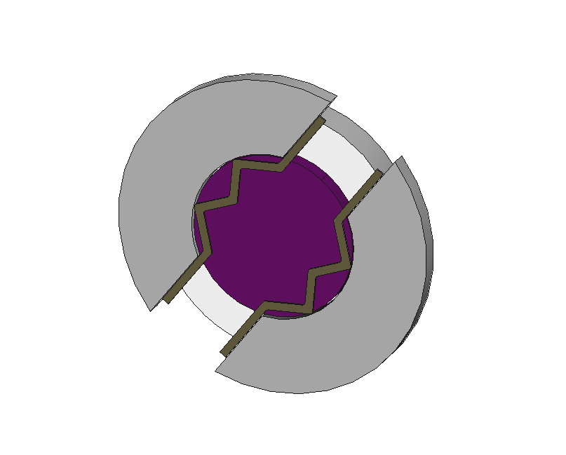 Jewelled shock–absorber, for balance, shouldered, to press in, bottom INCABLOC #3025