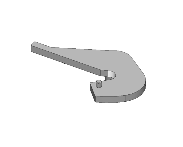 Setting lever, assembled #443