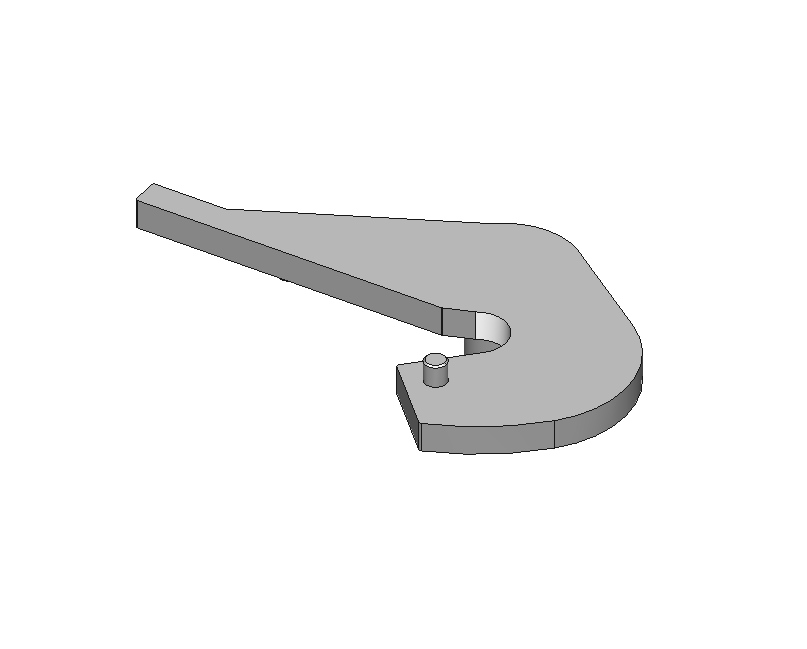 Setting lever, assembled #443
