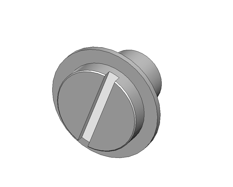 Cylindrical head screw with collarette, nickel-plated #5420Pos. 19 = Screw for crown wheel