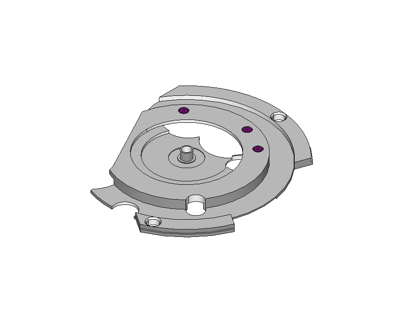 Automatic device framework nickel-plated #1134