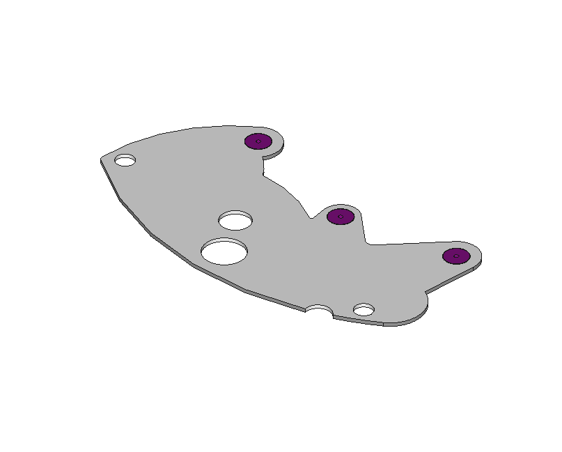 Automatic device lower bridge, jewelled #1141