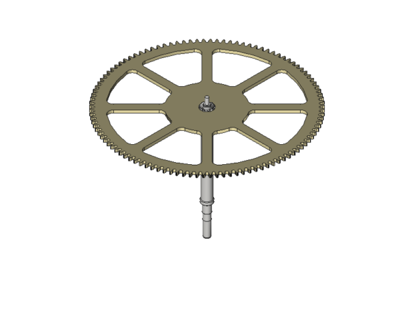 Second wheel without second, H3.93 #227
