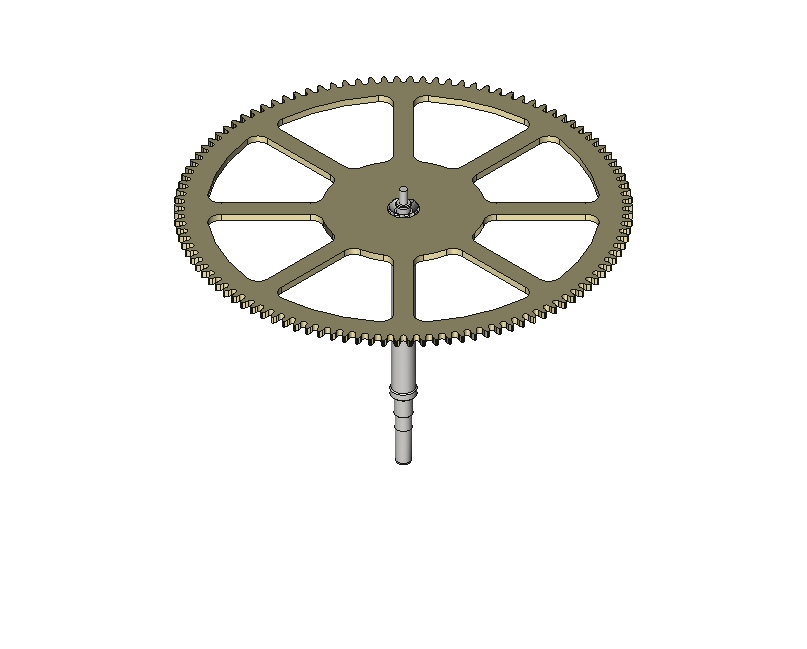 Second wheel without second, H3.93 #227