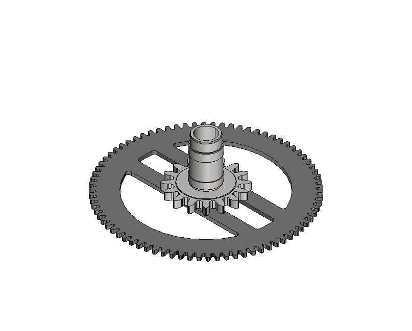 Cannon pinion with driving wheel, AIG 1, standard #242