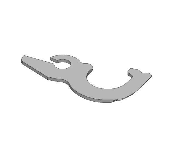 Dial fastener, nickel-plated #144