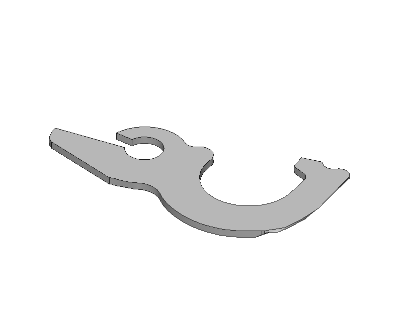 Dial fastener, nickel-plated #144