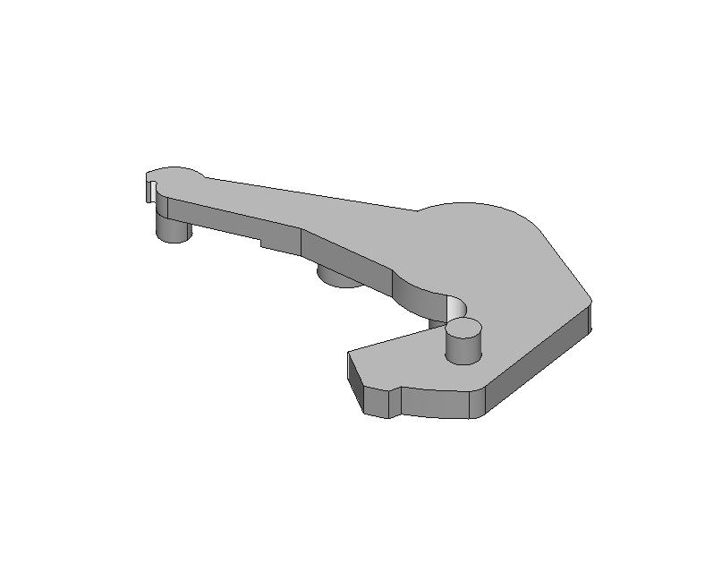 Setting lever, assembled #443/1