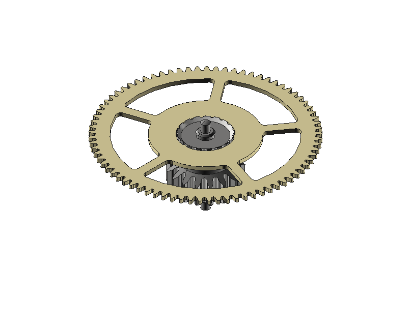 Intermediate wheel, assembled #203