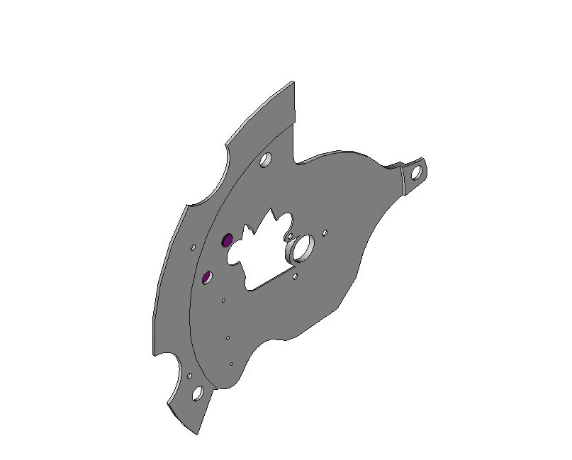 Automatic device framework, jewelled, nickel-plated #1134