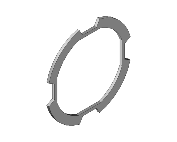 Oscillating weight bolt rough #1491