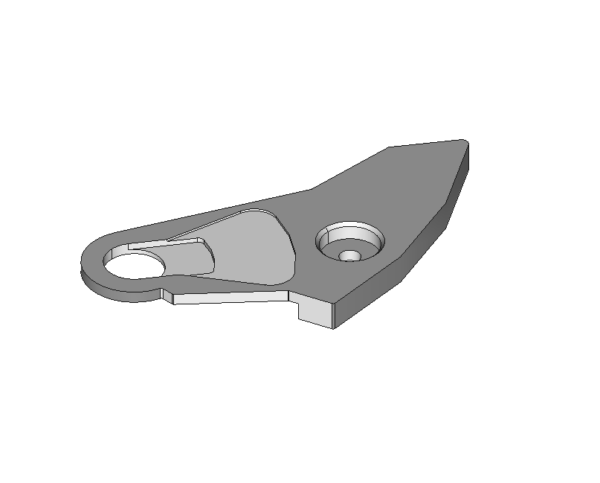 Balance bridge, nickel-plated, for regulator #121/1