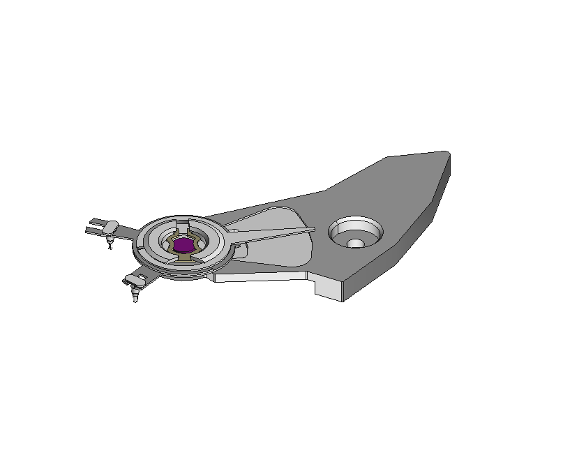 Balance bridge, nickel-plated #121/1