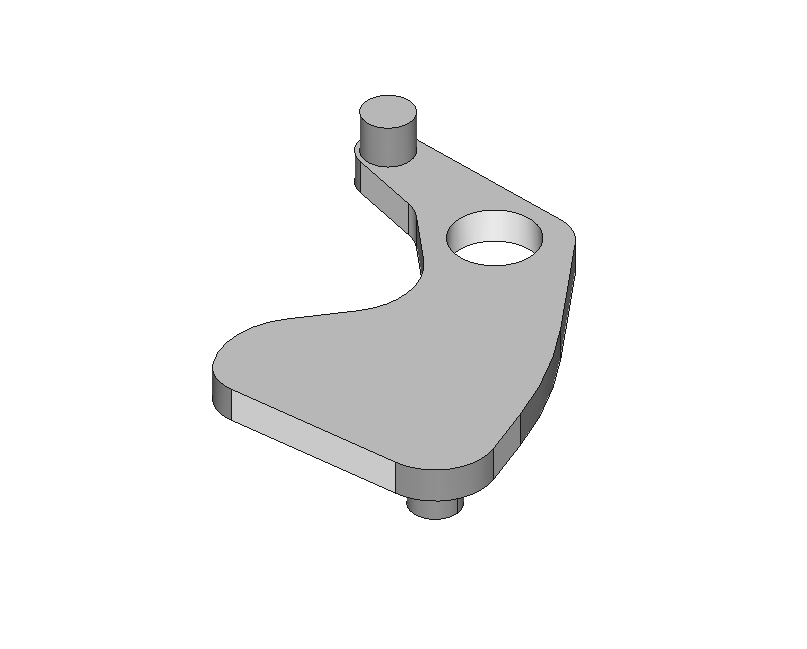 Setting lever, assembled #443