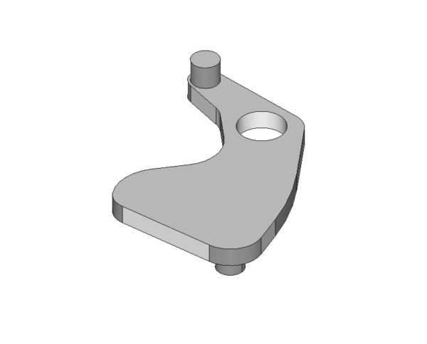 Setting lever, assembled #443