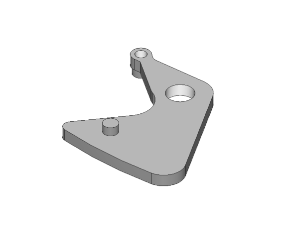 Setting lever, assembled, without the Screw #443