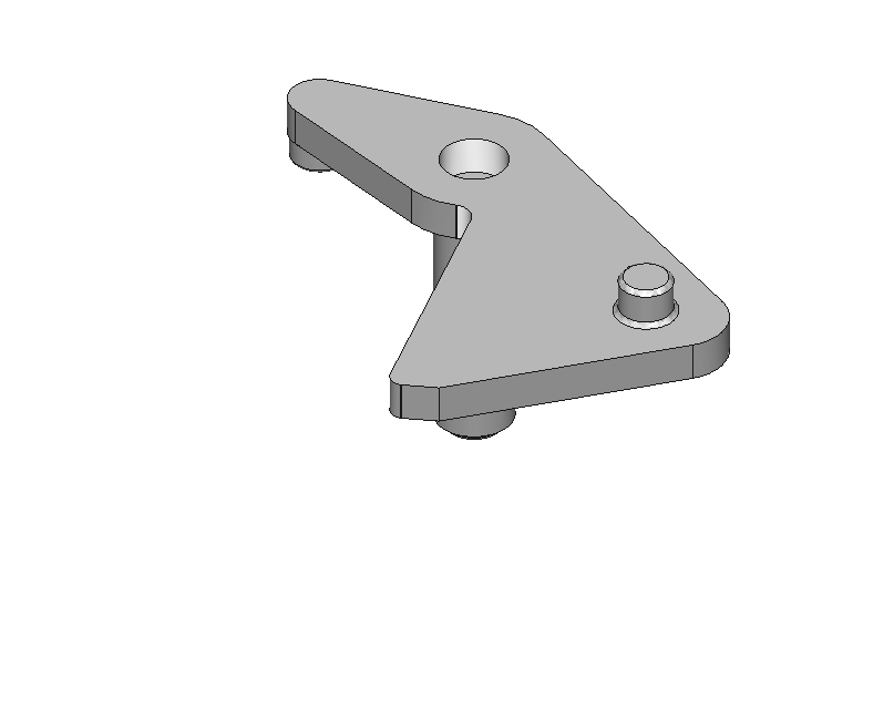 Setting lever, assembled #443/1