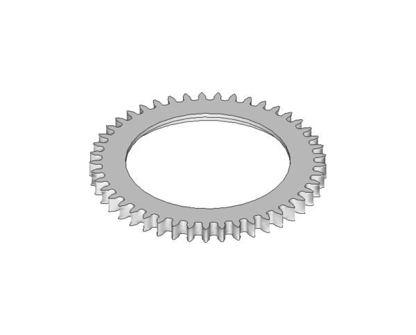 Crown wheel, nickel-plated #420