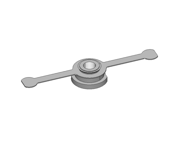 Ressort–friction, monté pour roue de chronographe #8290