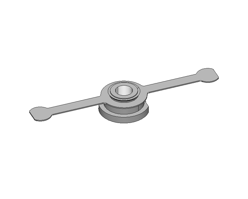 Ressort–friction, monté pour roue de chronographe #8290