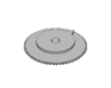 Ruota azionamento datario e giorno #2556