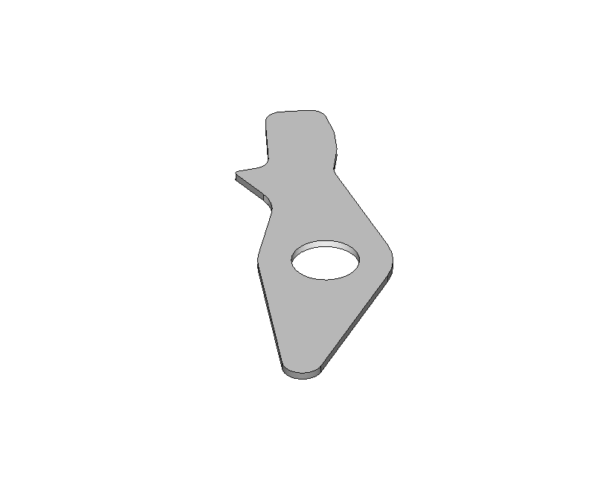 Set hour hammer operating lever #8670