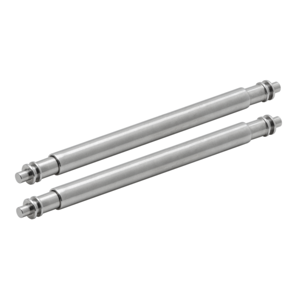 Spring bar with double flange, in steel. Diam: 1.50mm / For lug-to-lug width: 20mm