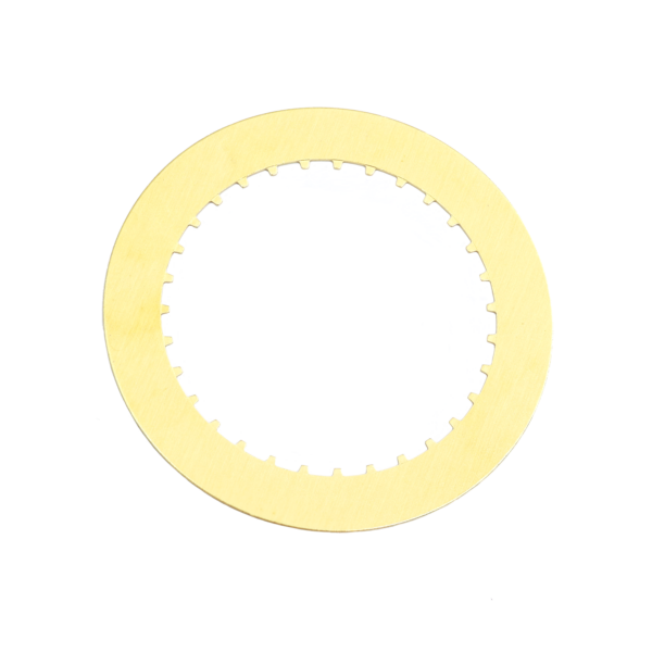 Date Indicator, window at 3H, stem 3H, background gold, digits printing black, rectangular, standard font, suspended in the axis #2557/1