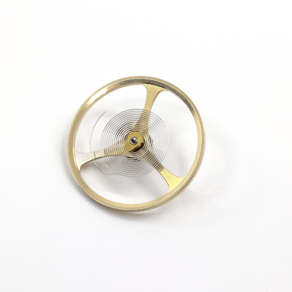 Timed balance regulated, without stud, 3 arms, 2N gold plated #721