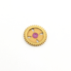 Intermediate reduction wheel, jewelled, golden #1490