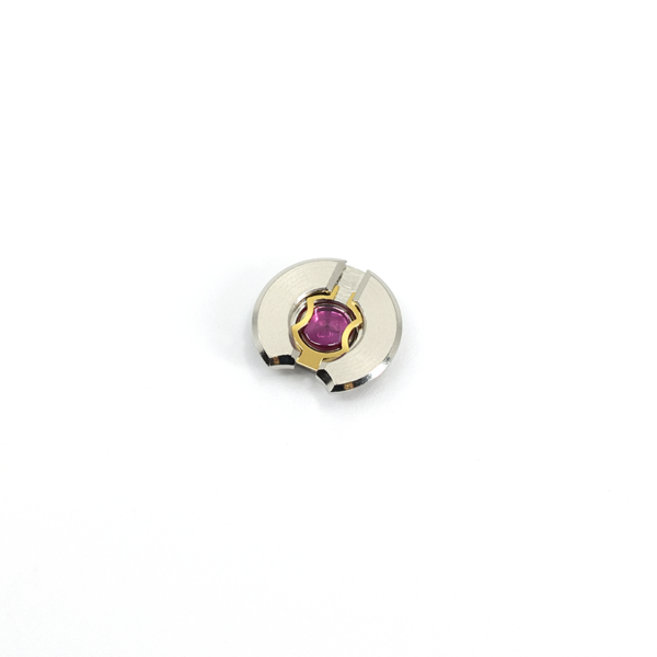Jewelled shock–absorber for balance, top, to press–in, shouldered, INCABLOC #3024
