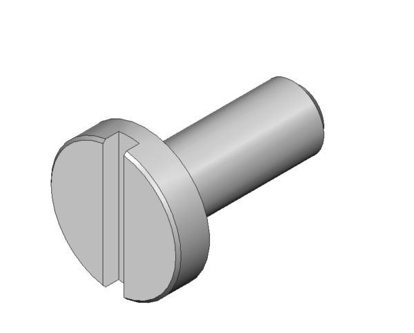 Vis à tête cylindrique, acier, tête bombée, polie fin, nickelée #5445Pos. 16 = Vis de pont de rouagePos. 18 = Vis de pont de barilletPos. 28 = Vis de pont de balancier