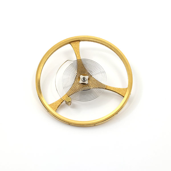 Timed balance regulated, without stud, 3 arms, 2N gold plated, Chronometer, #721
