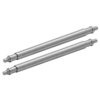 Barrette à étage en acier (1x),Diam: 1.50mm / Pour entrecorne 14mm